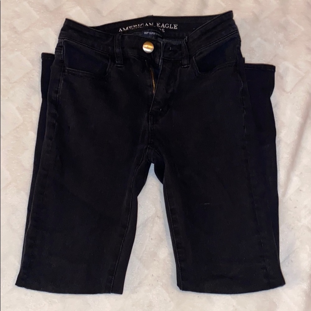 Black High Rise Jeggings! Brand new (AE)